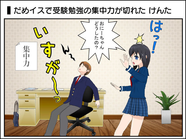 受験勉強の集中力の秘訣は椅子にあった