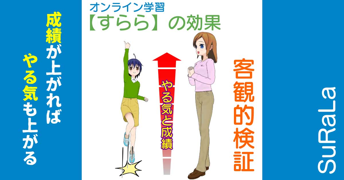 オンライン学習「すらら」の効果を科学的に検証