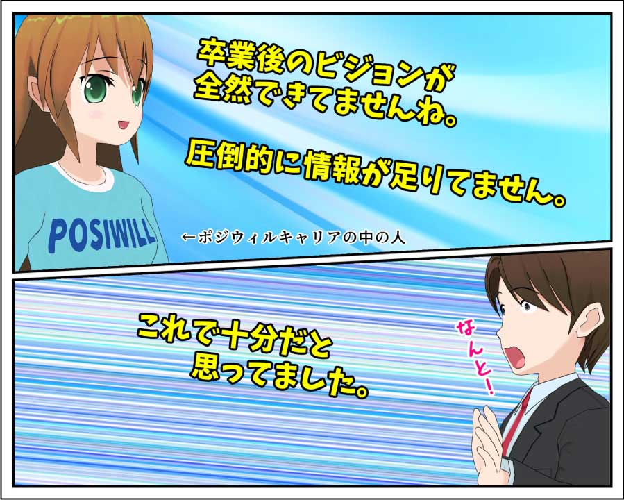 ポジウィルキャリアで相談すると自分が認知していない問題点を指摘してもらえる