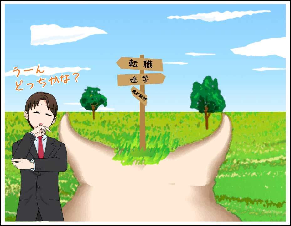 進学か?転職か?現状維持か?社会人の進学決意は悩ましい。