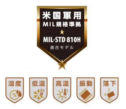 MIL規格準拠